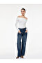 Long Sleeve Off-Shoulder Madonna Collar Knitwear Sweater