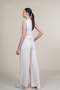 Women's Summer Beige Premium Vest Suit 1194 - 3