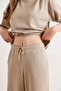 Women's Stone Sequin Detailed Modal Key Piece Top and Bottom Set Tkm-19000478 - 5