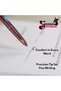 Hero Pen 330 Model Fountain Pen Iridium Nib Gold Cap Black Green Maroon (Pack of 3) - 2