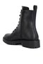 Women's Faux Leather Lace Up Boots in Black - 3