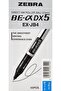 Zebra Dx5 Liquid Ink Rollerball Pen - Blue - 2