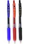 Zebra Sarasa Clip Gel Ink Ballpoint Pen, 0.7mm, 3 Color Set