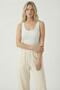 White Thick Strap U-Neck Undershirt 5068 - 2