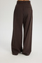 Mandy Belt Detail Coffee Palazzo Pants - 5