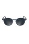 L 6055S 038 51 Unisex Oval Transparent Gray Bone Sunglasses - 2
