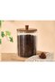 Glass Jar Valore Acacia Lid 2260 ml Bor-0119 - 2