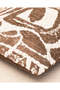 Brown Abstract Jacquard Cushion - 2