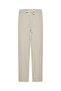 Men's Beige Color Loose Fit Tie-Waist Trousers - 3
