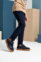 Julien Boy's Single Velcro Navy Blue Casual Shoes - 2
