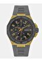 Mens Gray Gold Tone Multi-function Watch