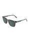 L 6077S 035 55 Unisex Rectangular Transparent Gray Bone Sunglasses