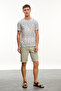 Men's Indigo Ethnic Print Crew Neck T-Shirt - 2