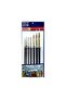 Synthetic Gold Hair Round Brush 7pcs Set 66 Series - 2