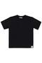 Basic Surf Label T-Shirt for Ages 6-9 - Black