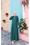 Jacket Buttoned Gilet Dress Emerald Hnt8590 - 2