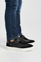 Julien Boy's Single Velcro Black Color Casual Shoes - 2
