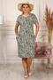 Women's Cycling Collar Plus Size Dress Dpaysl56 - 2