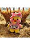 Lalafanfan Duck Plush 30 cm - Soft Yellow Duck Figure Gift with Accessories Including Glasses and Headband - 4