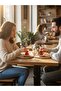 Red and White Classic Melamine Coffee Shop Style Tea Plate, Long-Lasting Plastic Suitable for Daily Use - 2