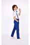 Boy's Pants Short Sleeve Shirt and Bow Tie Suspender Set April 23 October 29 Show Outfit - 3