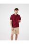 Red Men's Polo Neck T-Shirt 6Sm5044