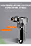Multi-Use Portable Windproof Refillable Torch Lighter, 360° (Golden) - 6