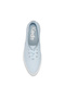 Women's Point Lace Up Platform Glitter Textile Casual Sneaker Blue - 5