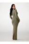 Open-work bodycon maxi dress - 7