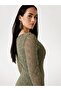 Open-work bodycon maxi dress - 8