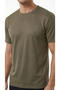 تي شيرت رجالي كاكي قابل للتنفس Pro+ Compression T-shirt يمتص العرق مرن مصنوع من القماش الرياضي - 2
