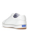 Women's Center III Lace Up Leather Casual Sneaker White - 6