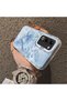Oppo A5 5g Compatible Butterfly Patterned Silicone Edge Hard Back Anti-Fall Phone Case - 3
