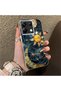 Poco X6 5g Compatible Silicone Edge Hard Back Anti-Fall Phone Case Moon and Stars Patterned