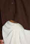 Numen Slit Detail Brown Short Shirt - 8