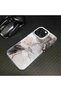 iPhone 17/18 Pro Max Compatible Silicone Edge Hard Back Anti-Fall Butterfly Pattern Phone Case - 7