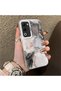 Oppo A5 5g Compatible Silicone Edge Hard Back Anti-Fall Butterfly Patterned Phone Case