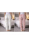 2-Piece Women's 100% Cotton Pajama Bottoms Combed Cotton Single Jersey Relax Fit Double Set - 7