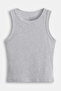 Women's Corded Fabric Look Slim Fit Body-Fitting Basic Undershirt Blouse, Pack of Halter Neck and Cotton - 4