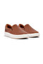 Women's Pursuit Slip On Leather Casual Sneaker Brown - 7