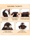 3-Piece Leopard Hair Styling Curler Heatless Hair Curl Styling Curler 3-Piece Hair Sausage - 2