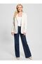 Faux leather blazer - 4