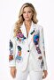 Women's Graphic Print Blazer Jacket