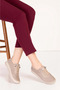 Genuine Leather Comfortable Stretchy Lightweight Casual Shoes with Sole