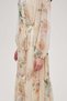 Long-sleeve patterned midi dress - 6