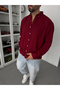 Burgundy Basic Shirt G-5138 - 3
