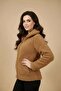 New Season Full Zipper Women's Plush Jacket - 3