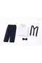 Boys' Shirt, Pants, and Suspender Bow Tie Set Special Occasion Suit - 4