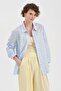 Women's Laser Cut Fabric Long Sleeve Design Shirt