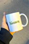 White Porcelain Mug with Shrek Mouth - 2